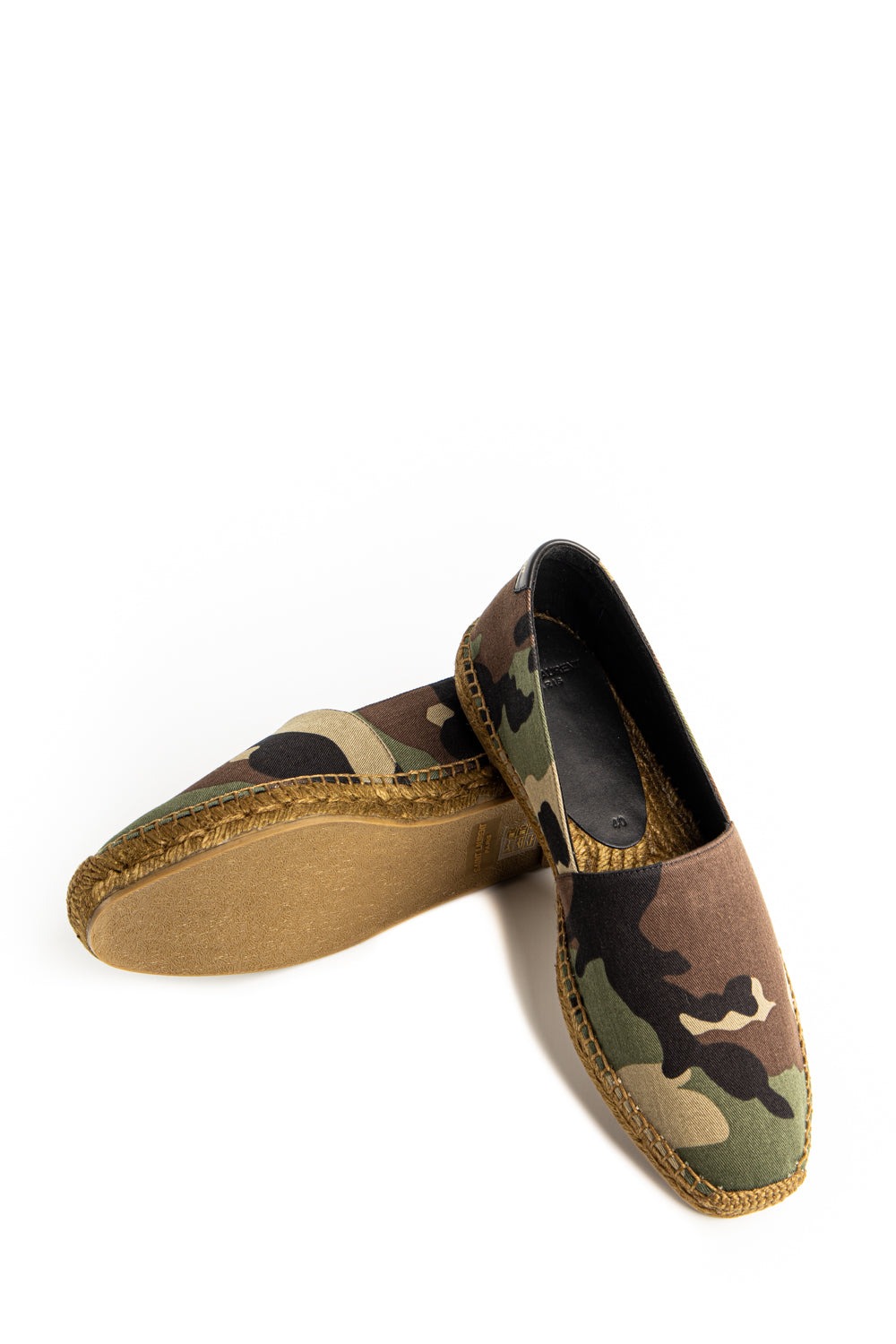 Saint Laurent Espadrillas in tela di cotone