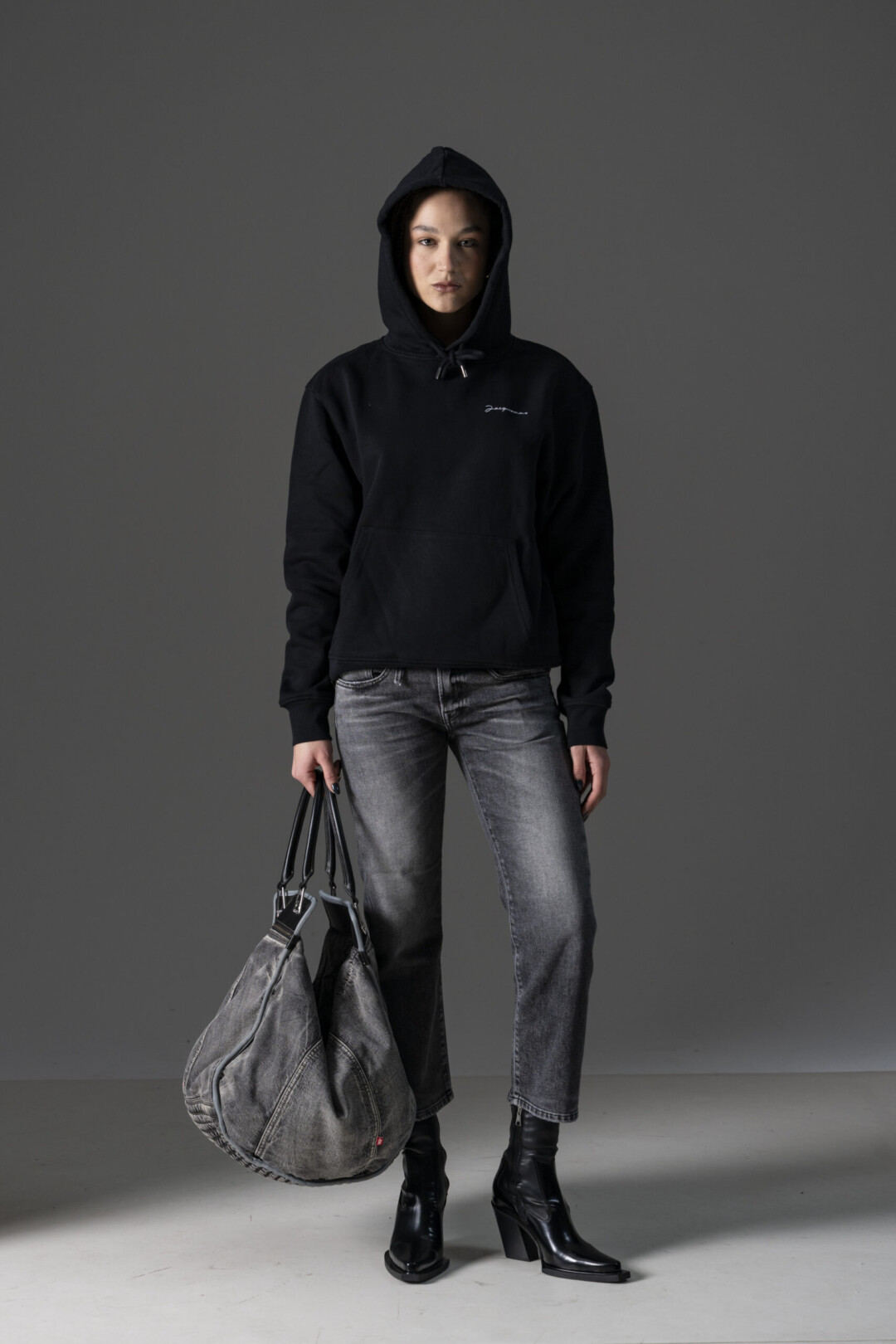 Jacquemus Felpa Le Sweatshirt Brode in cotone