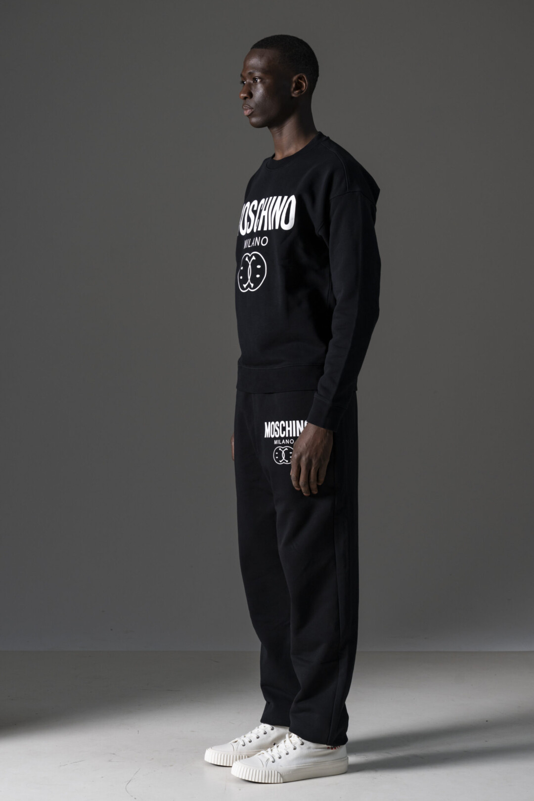 Moschino Pantaloni in cotone con Logo