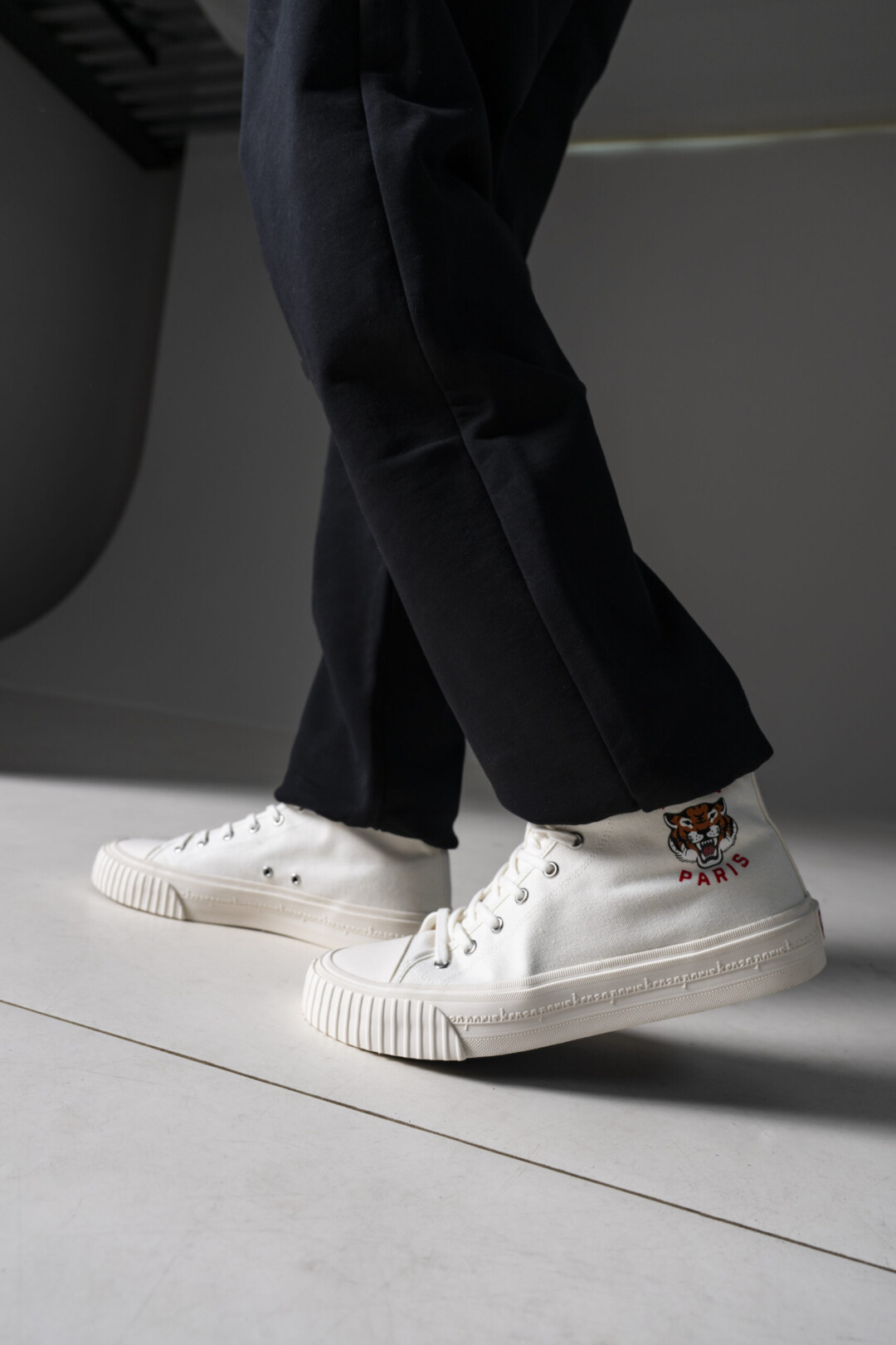 Kenzo Sneakers Alte "Foxy" Con Ricamo