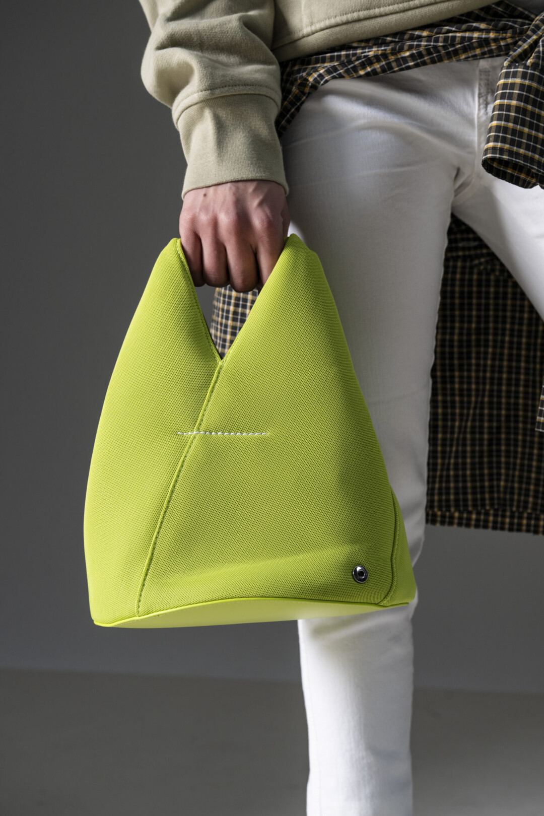 MM6 Maison Margiela Borsa Piccola in Mesh