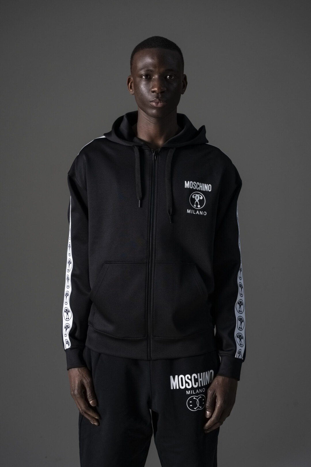 Moschino Felpa con zip