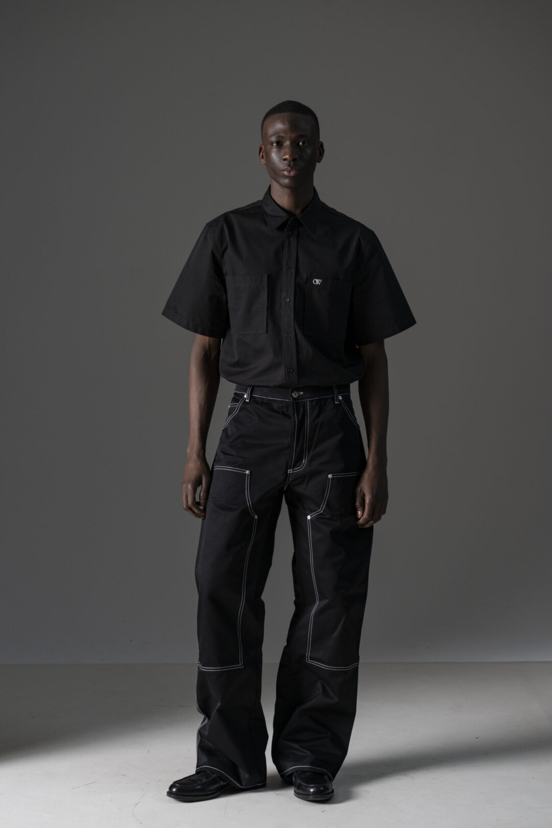 Heron Preston Jeans a Gamba Ampia