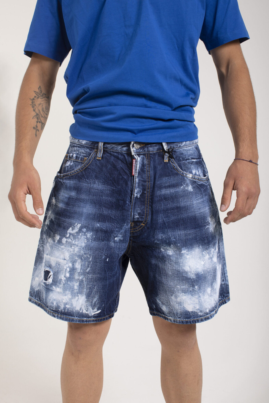 Dsquared2 Shorts Blu In Denim