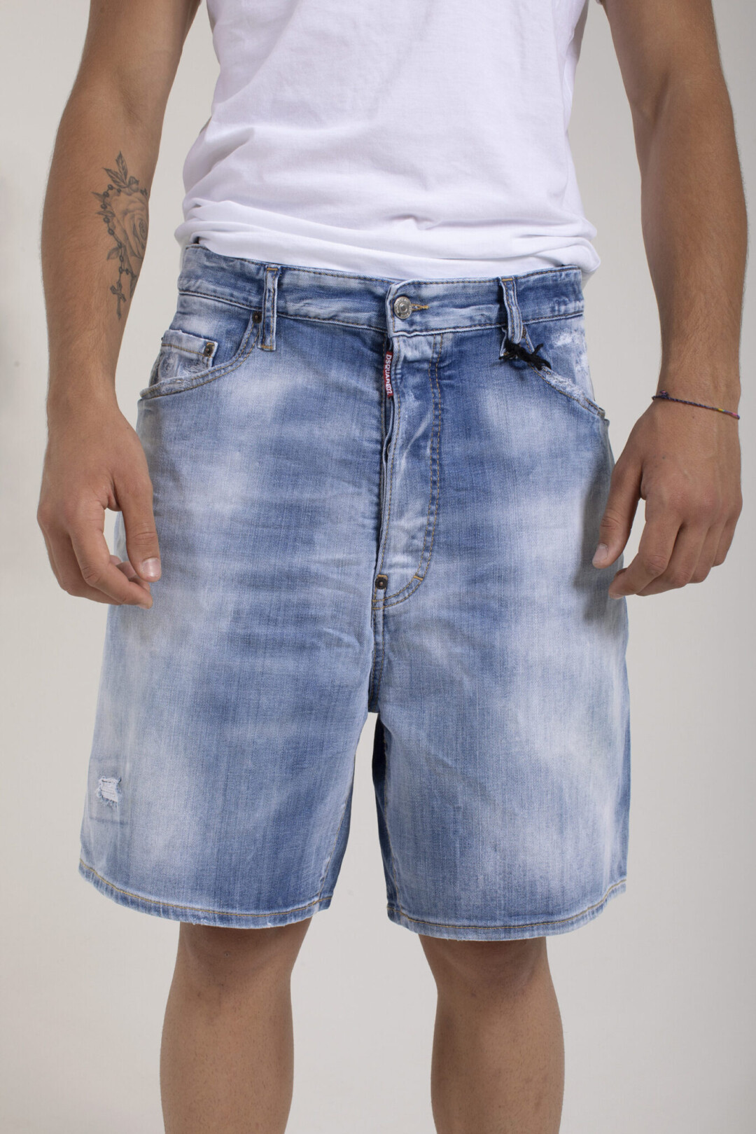 Dsquared2 Shorts Chiari In Denim