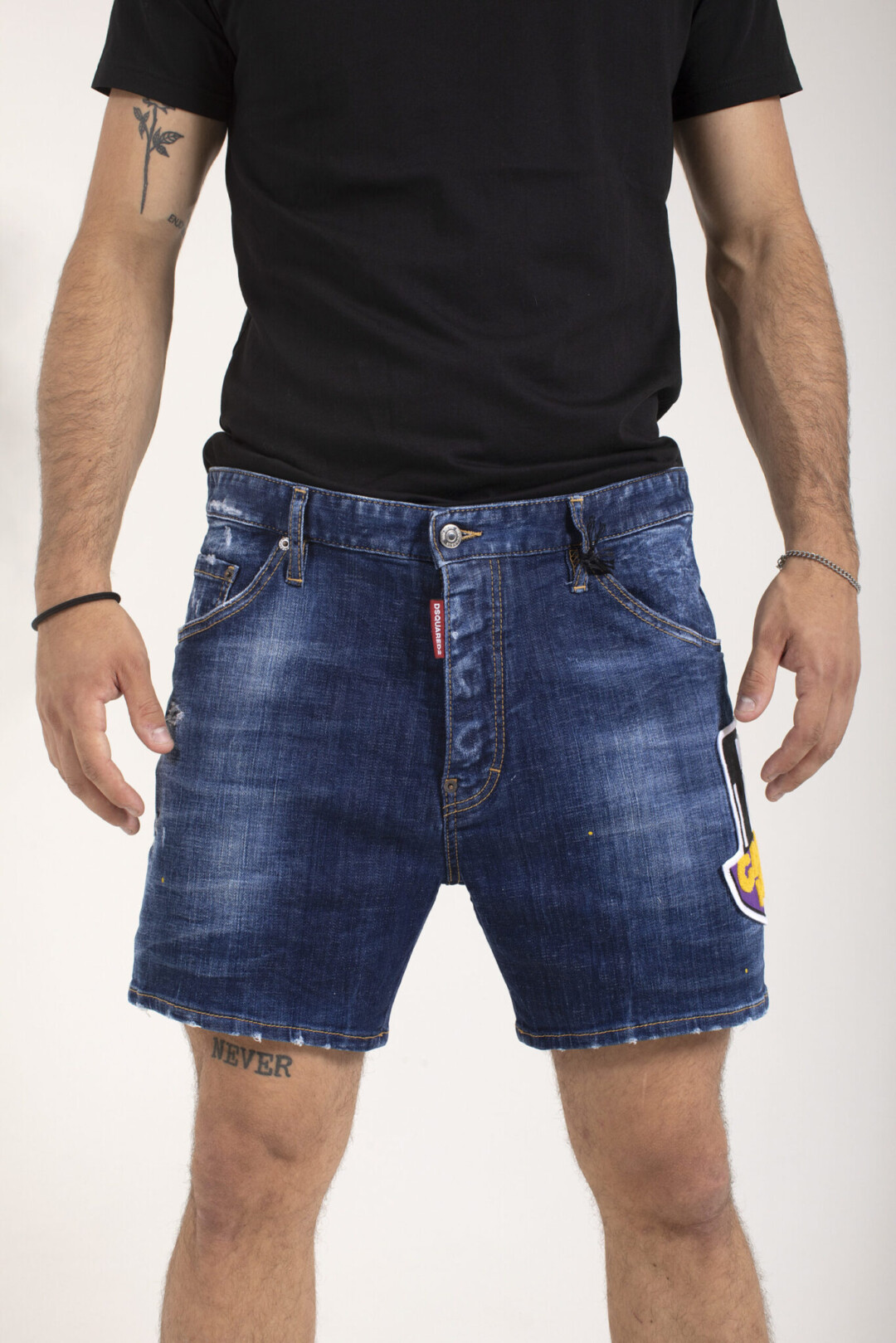 Dsquared2 ICON shorts con patch