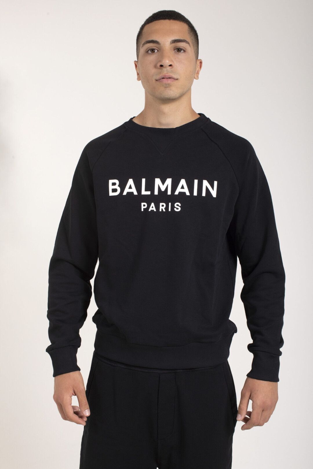 Balmain Paris Felpa Con Logo