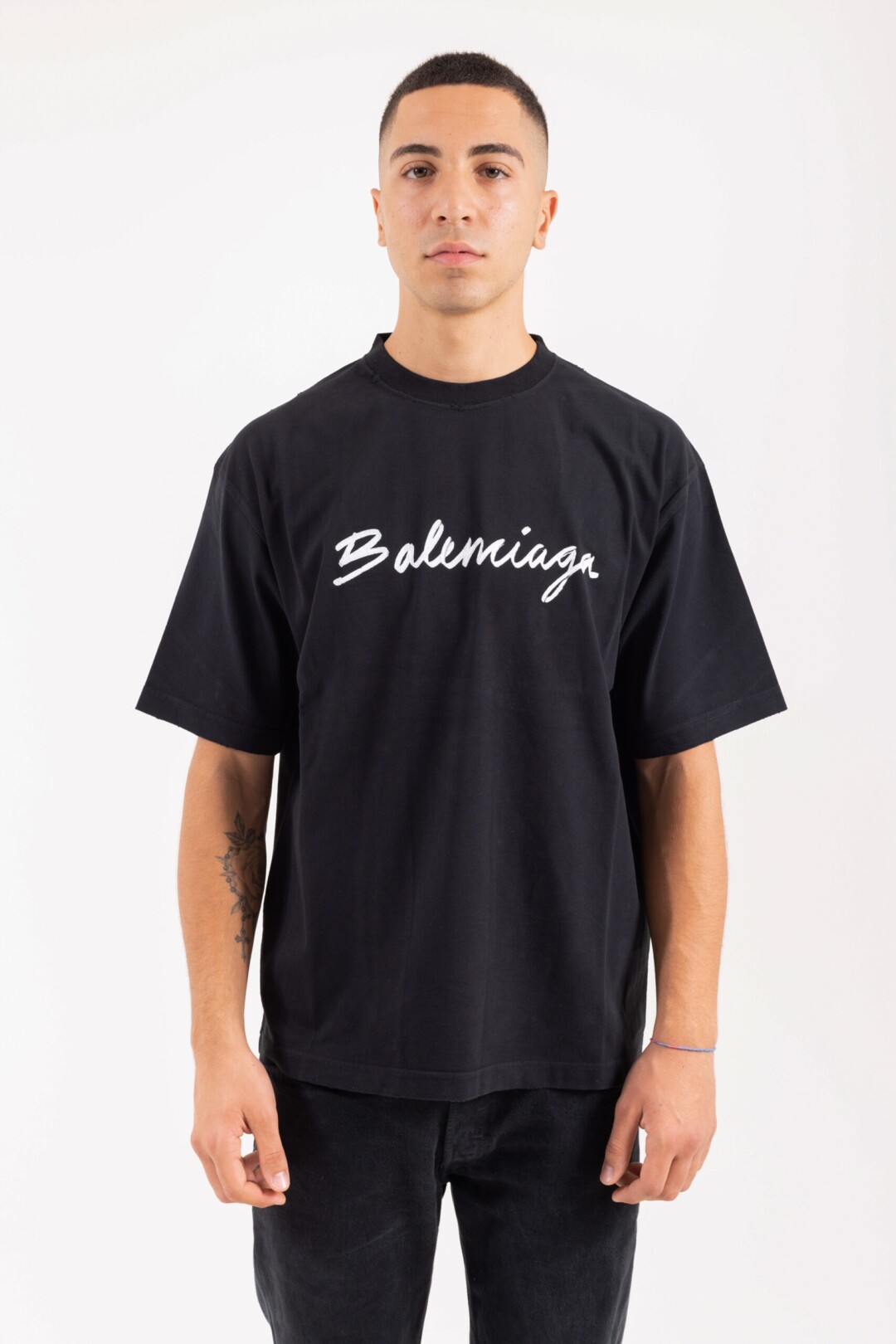 Balenciaga T Shirt Con Stampa Signature
