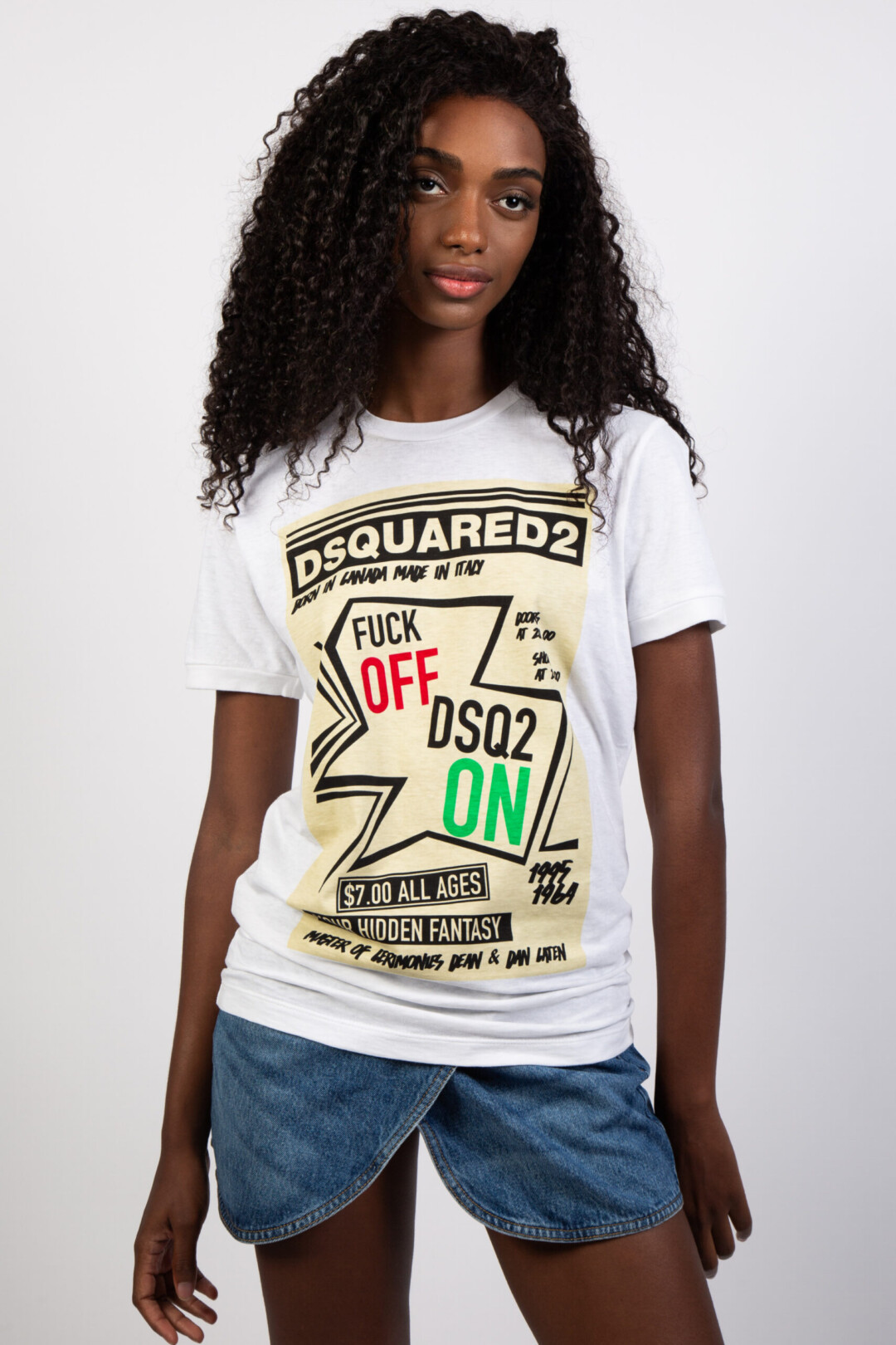 Dsquared2 T Shirt "F**K Off"In Jersey