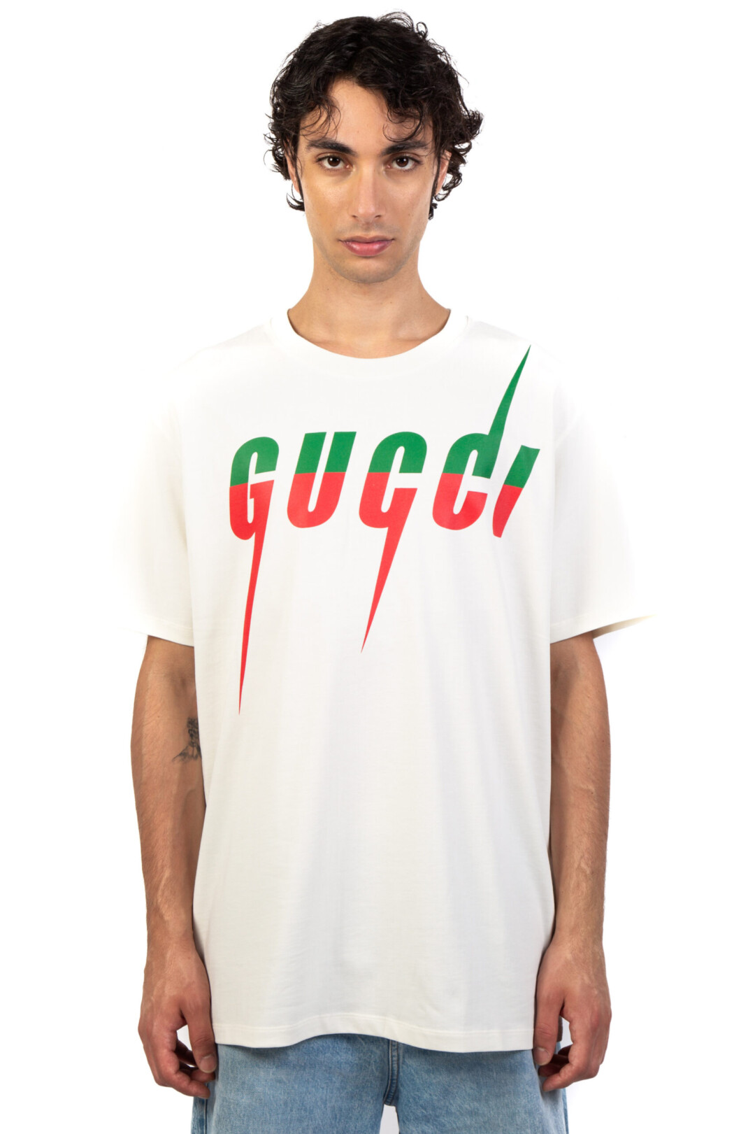 Gucci T Shirt Con Stampa "Blade"