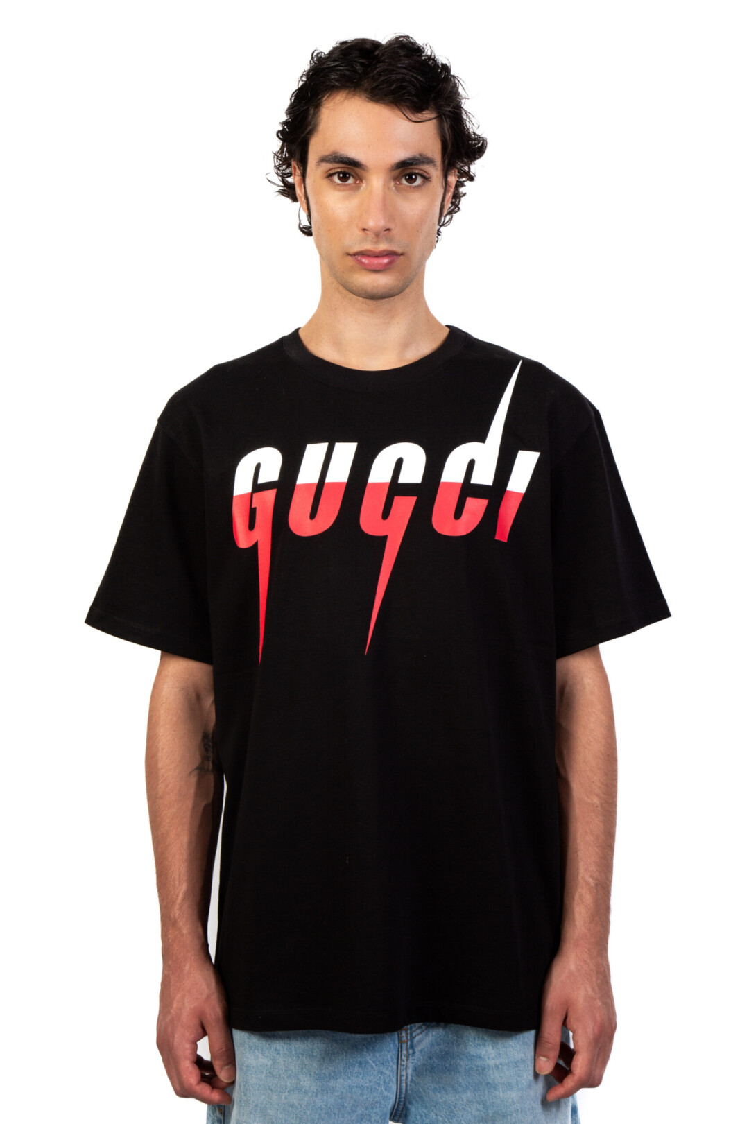 Gucci T Shirt Con Stampa "Blade"