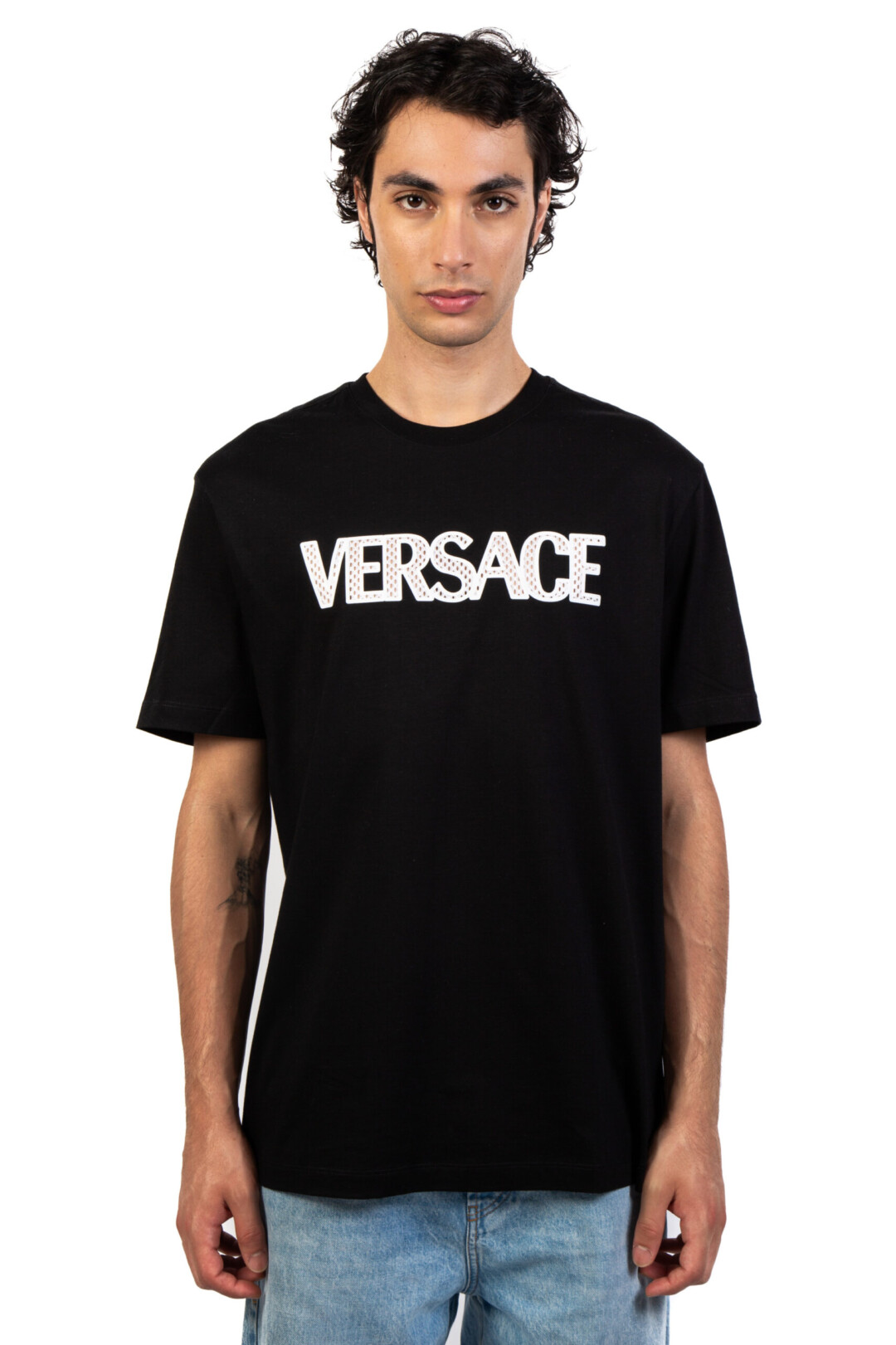 Versace T Shirt Con Logo