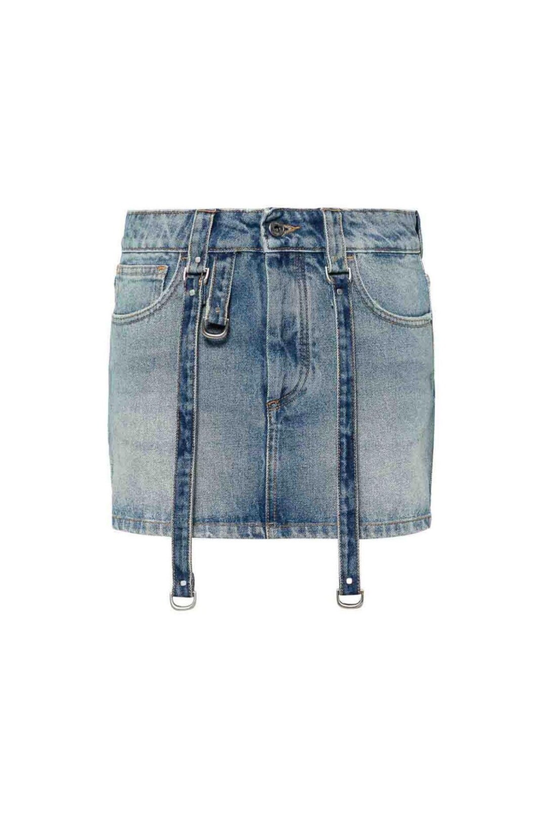 Off White Minigonna in Denim