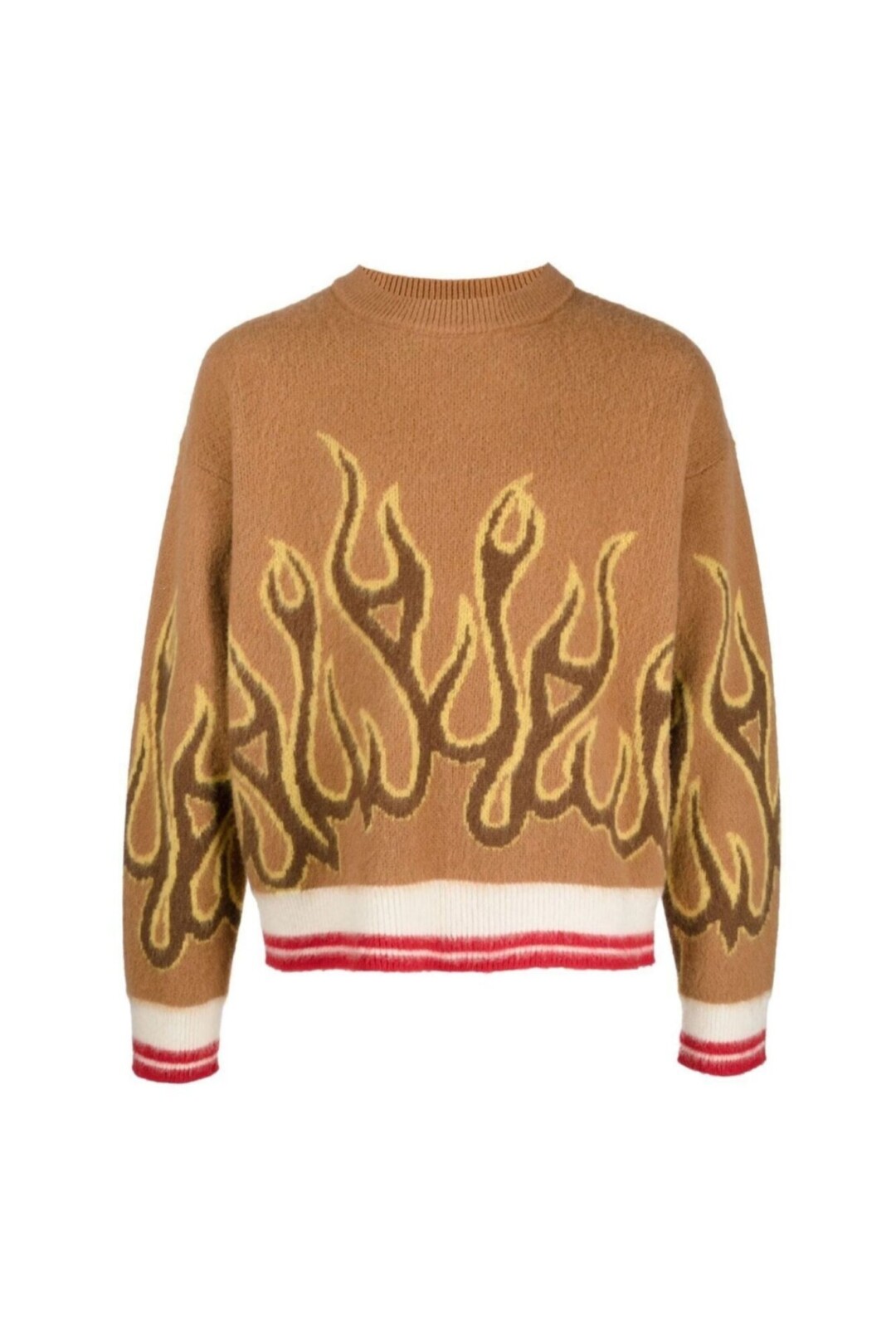 Palm Angels Maglione Burning In Lana Vergine