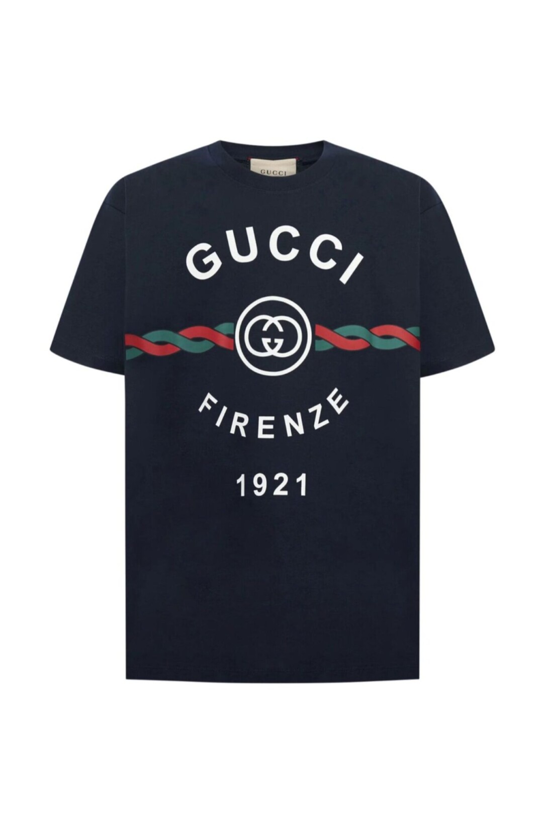 Gucci T Shirt Con Stampa Firenze 1921