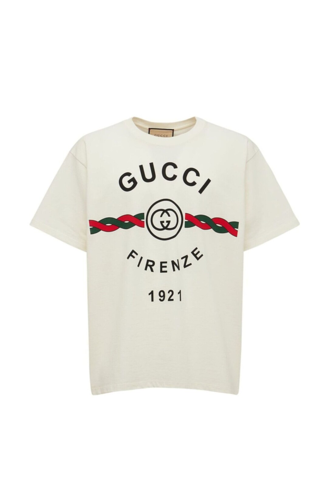 Gucci T Shirt Con Stampa Firenze 1921