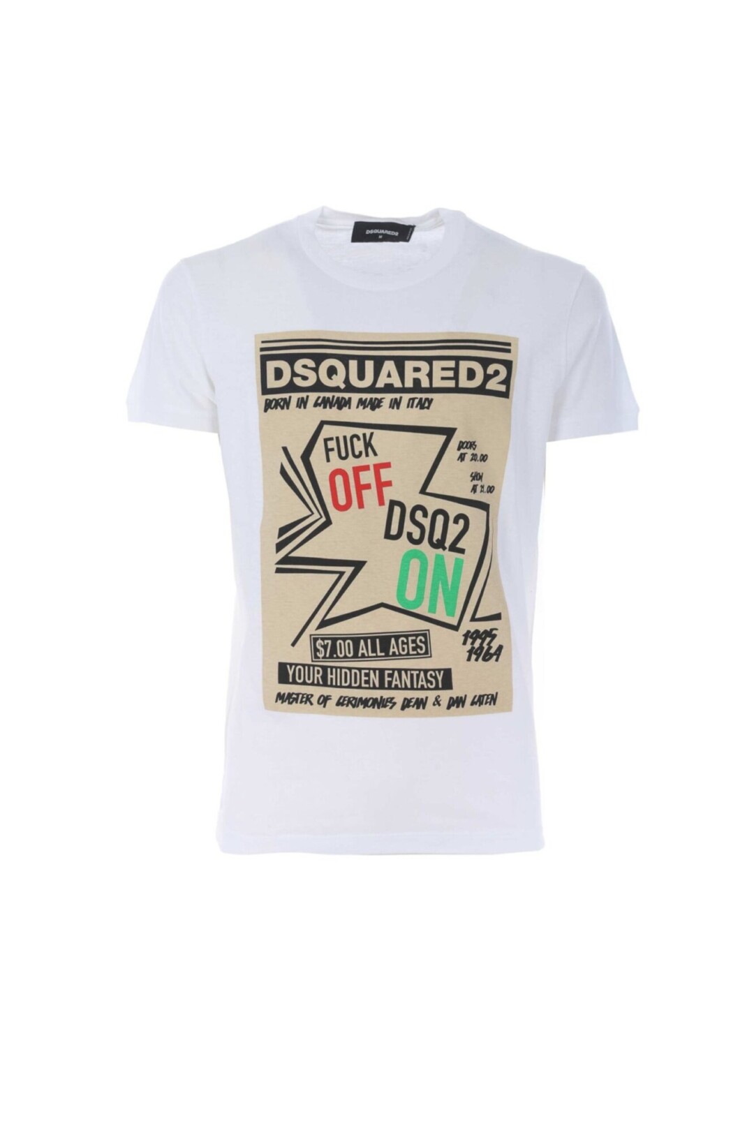 Dsquared2 T Shirt "F**K Off"In Jersey