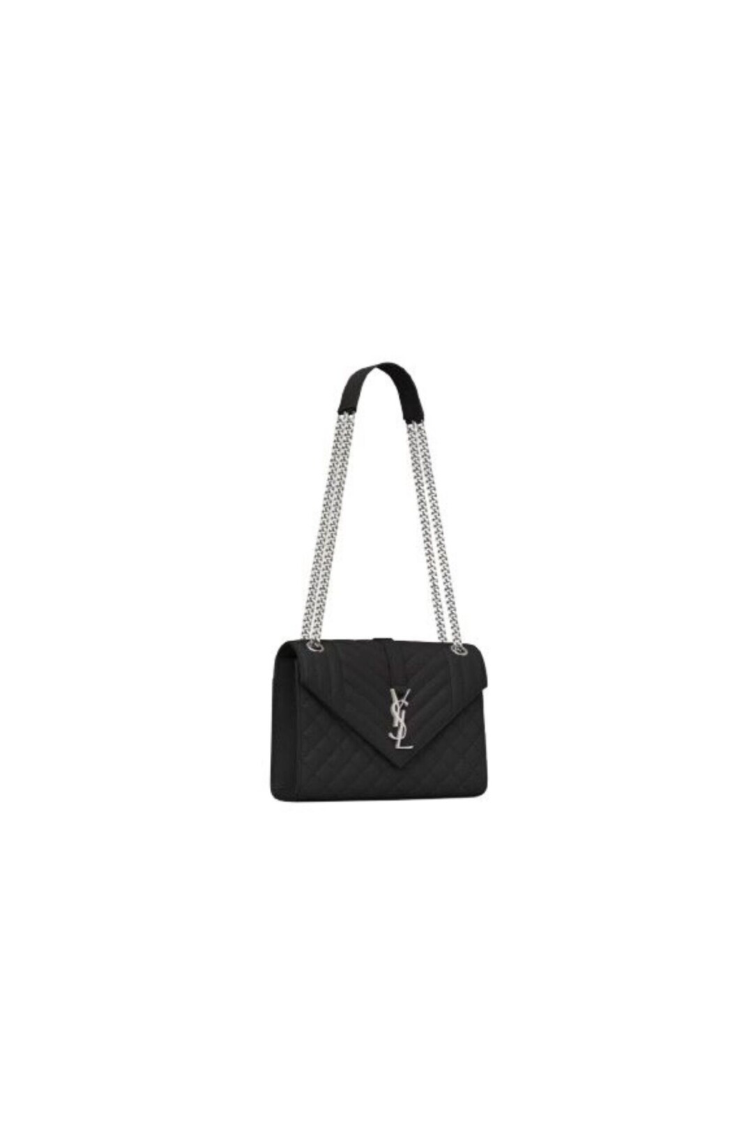 Saint Laurent Borsa Envelope Media In Pelle Trapuntata