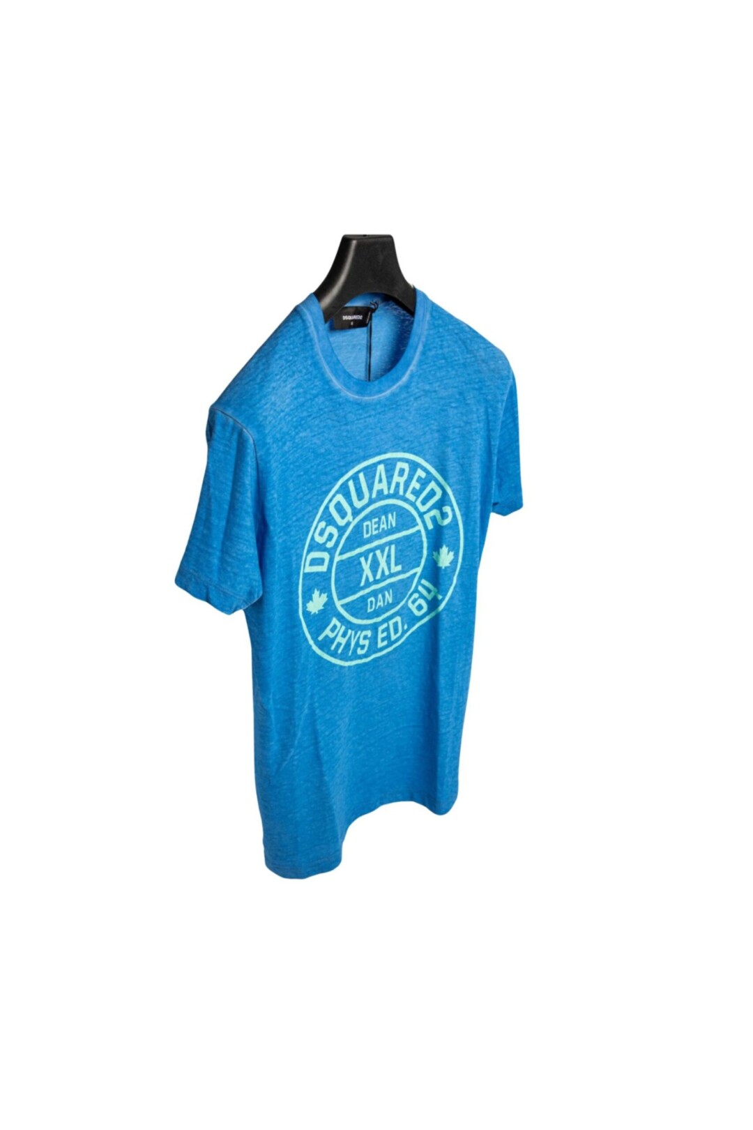 Dsquared2 T Shirt azzurra Con Logo vista frontale