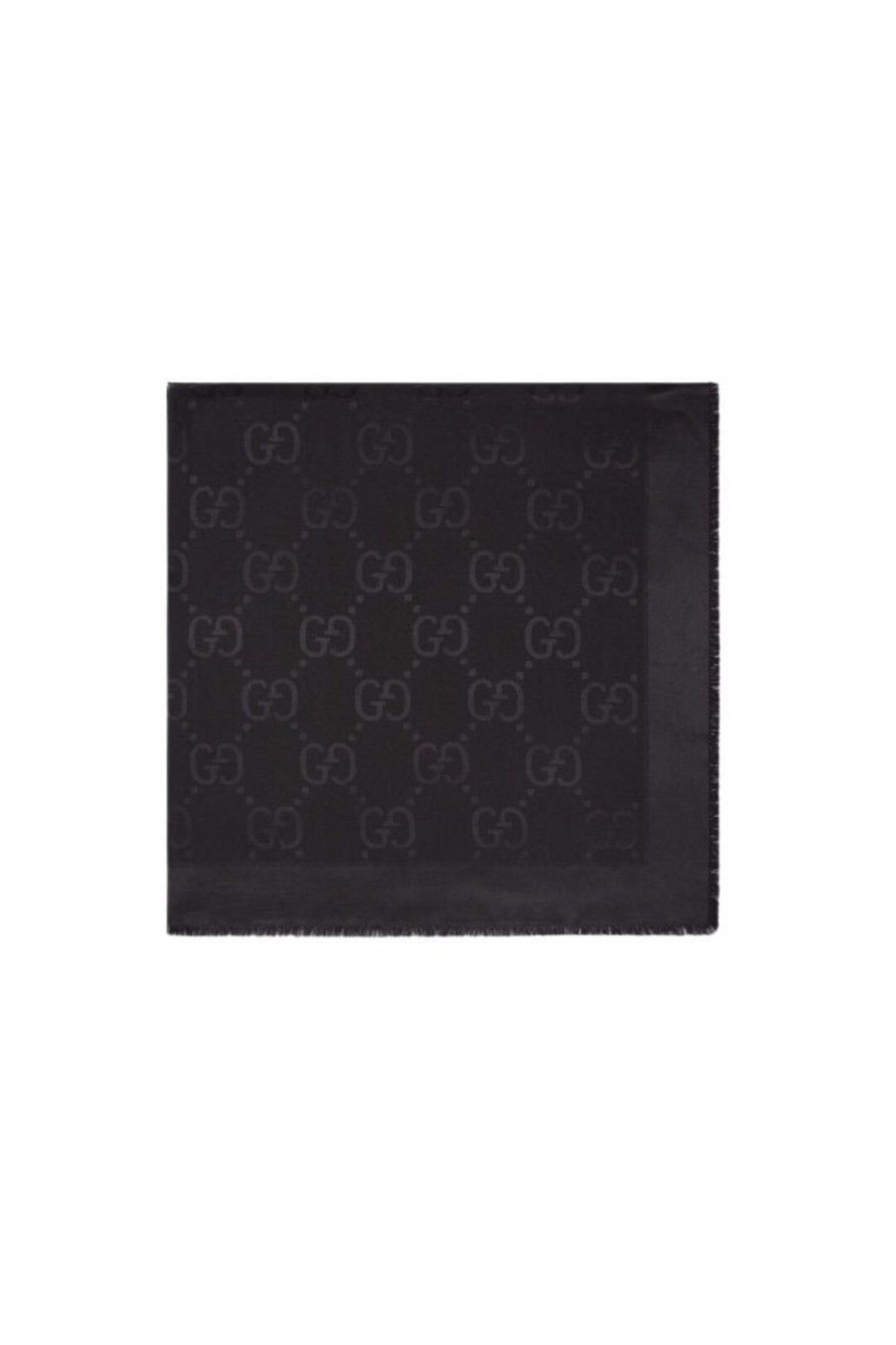 Gucci Scialle in Lana e Seta con Motivo GG