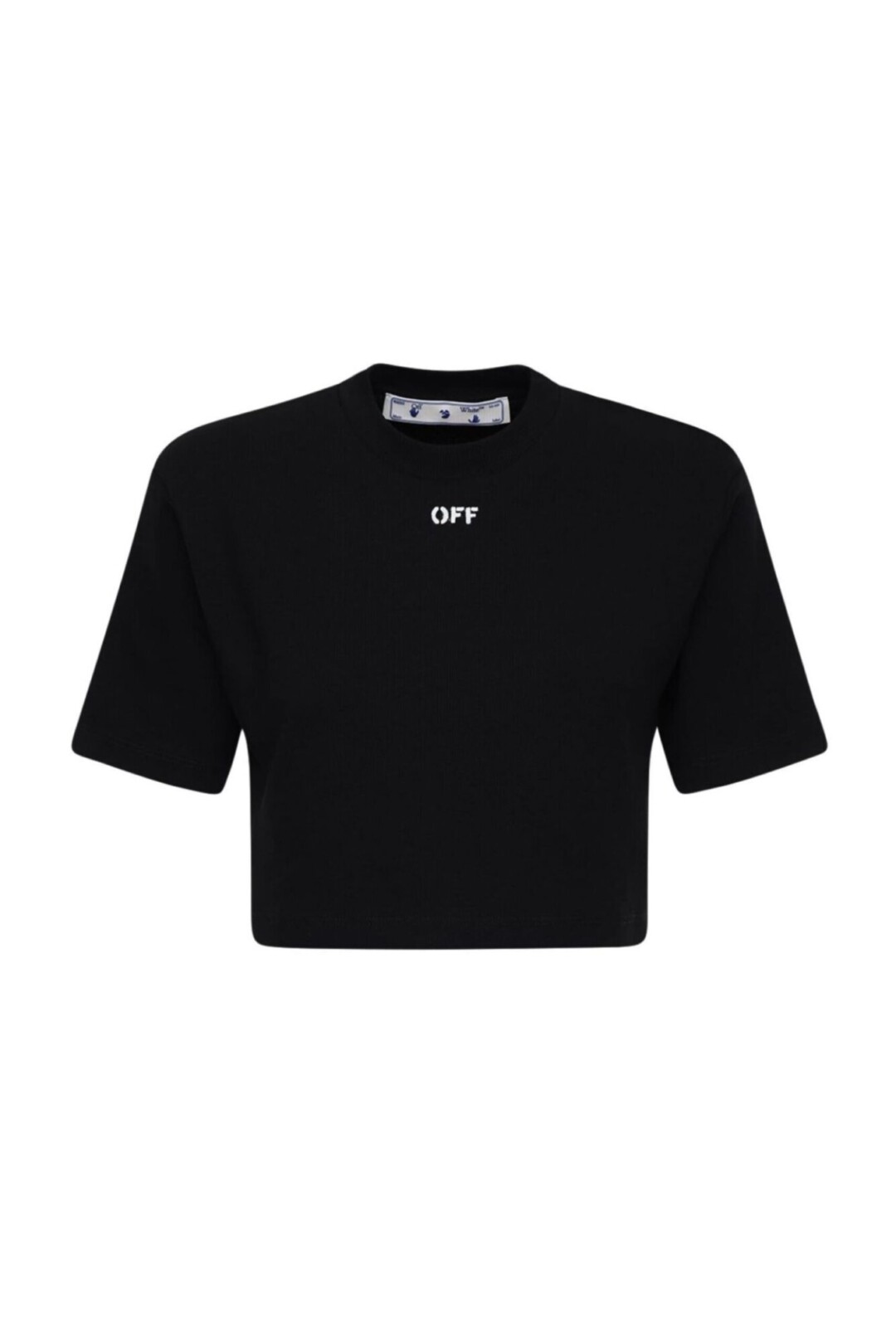 Off White T Shirt In Cotone Con Logo