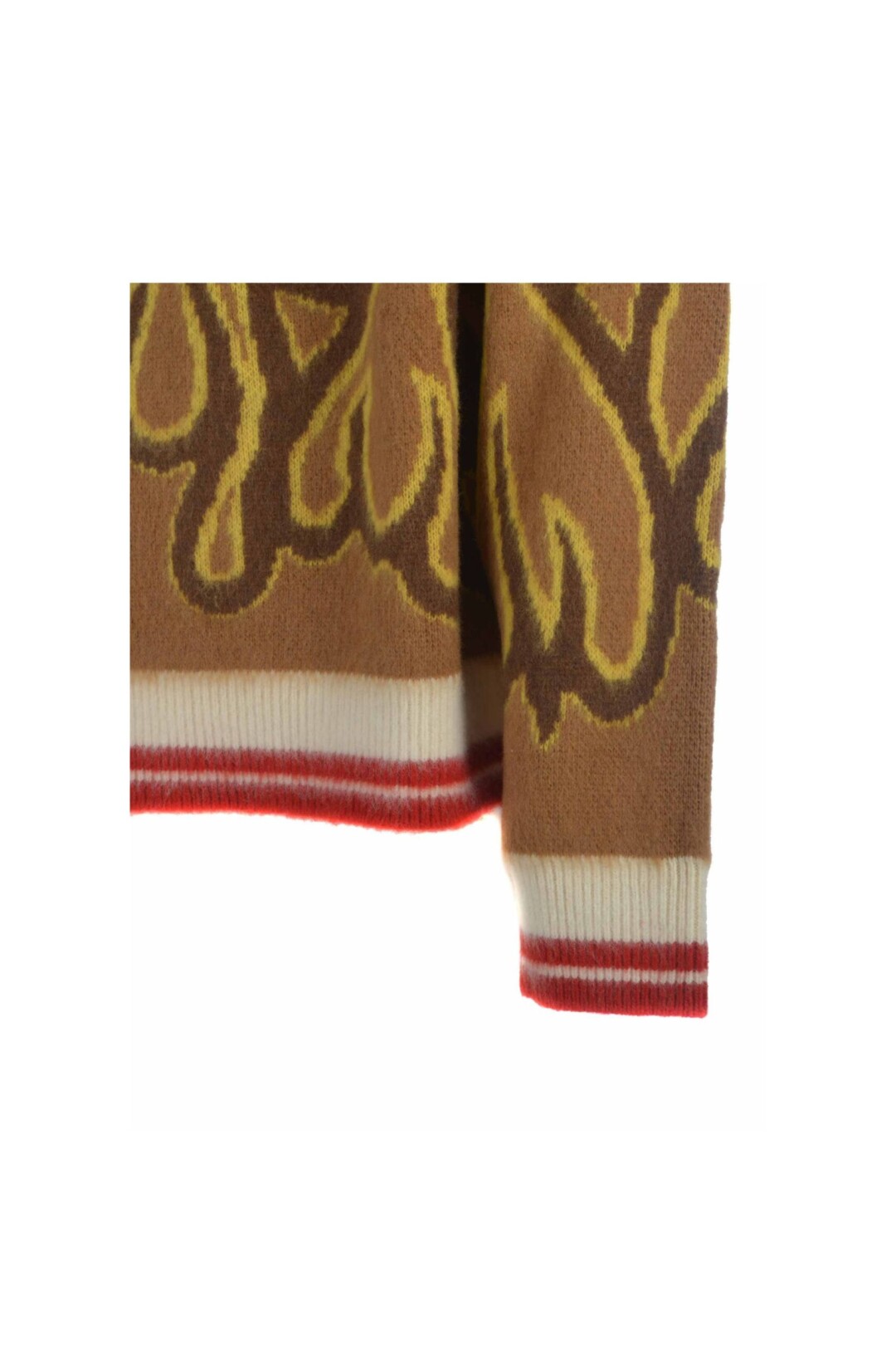 Palm Angels Maglione Burning In Lana Vergine