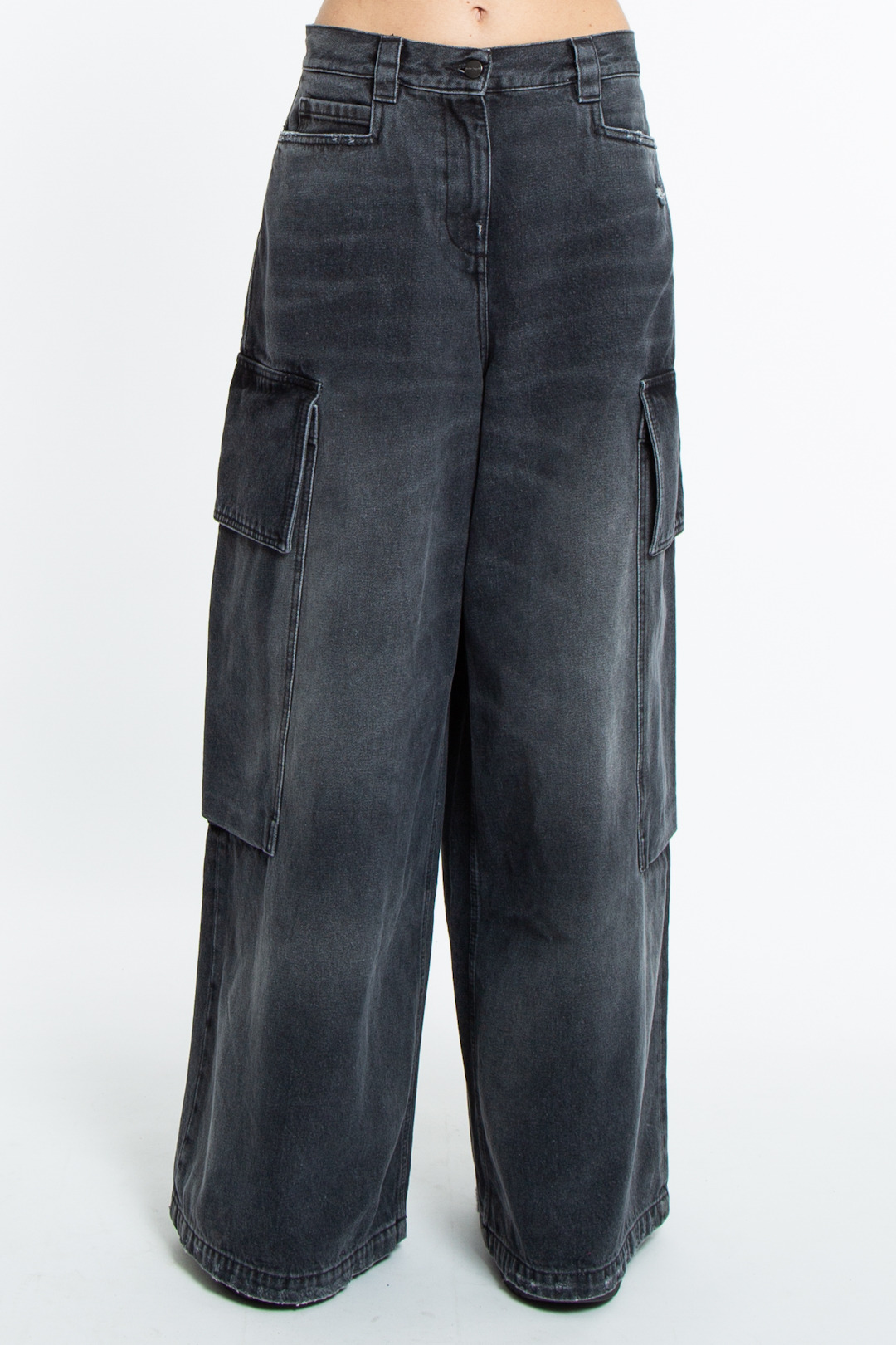 Palm Angels Jeans a gamba ampia