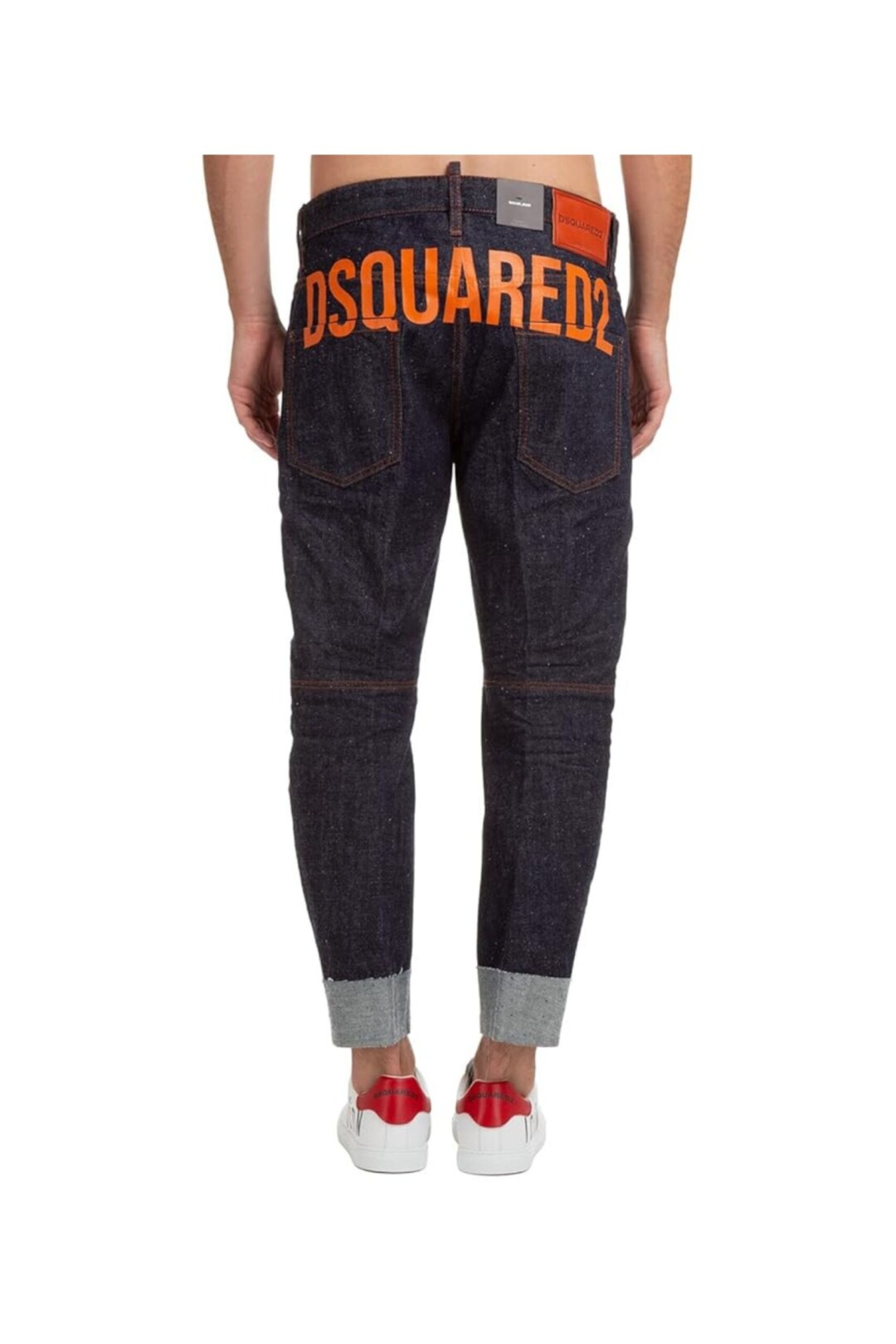 Dsquared2 Jeans Combat con logo sul Retro