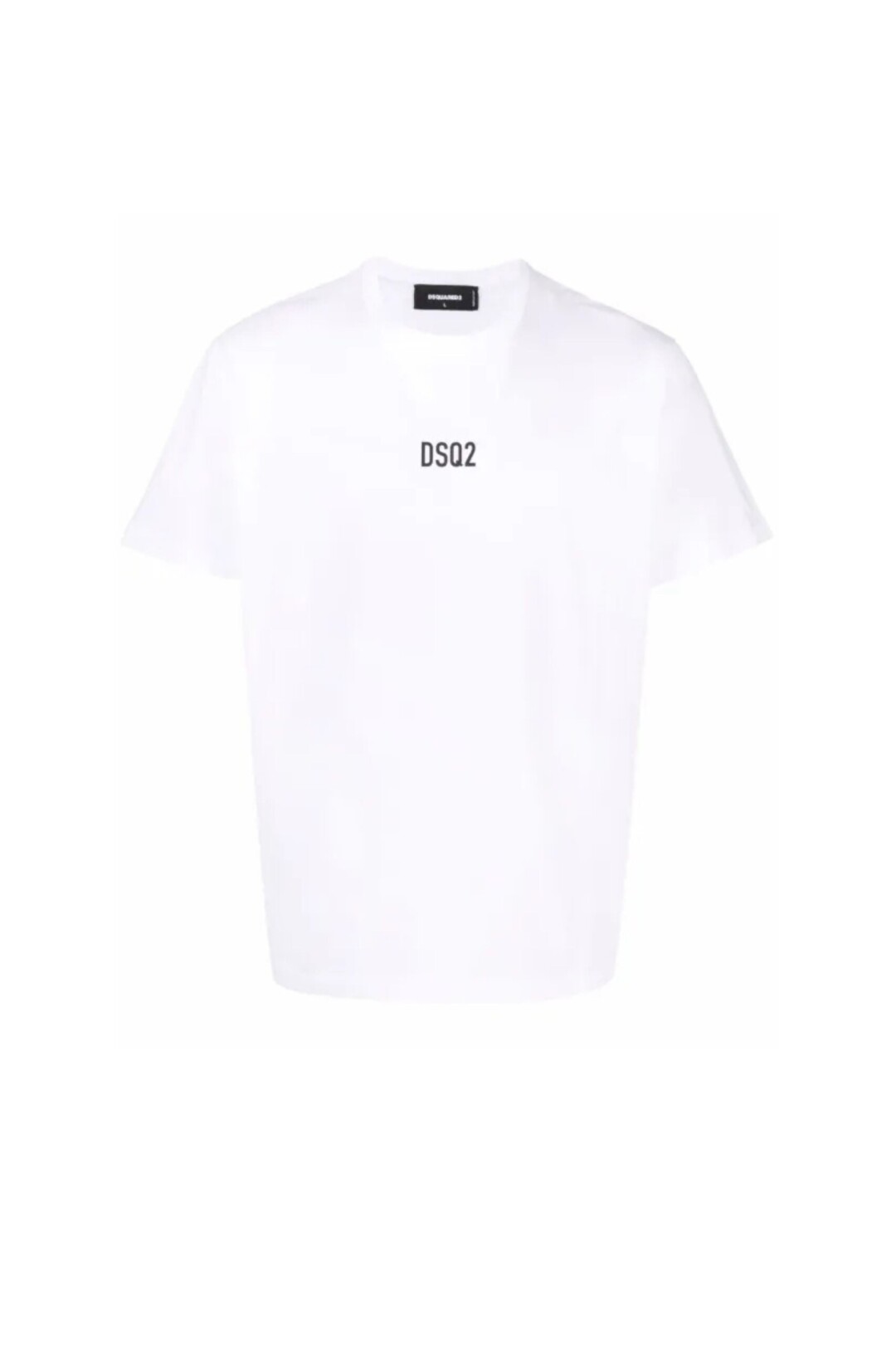 Dsquared2 T shirt con Stampa mini Logo bianca vista frontale