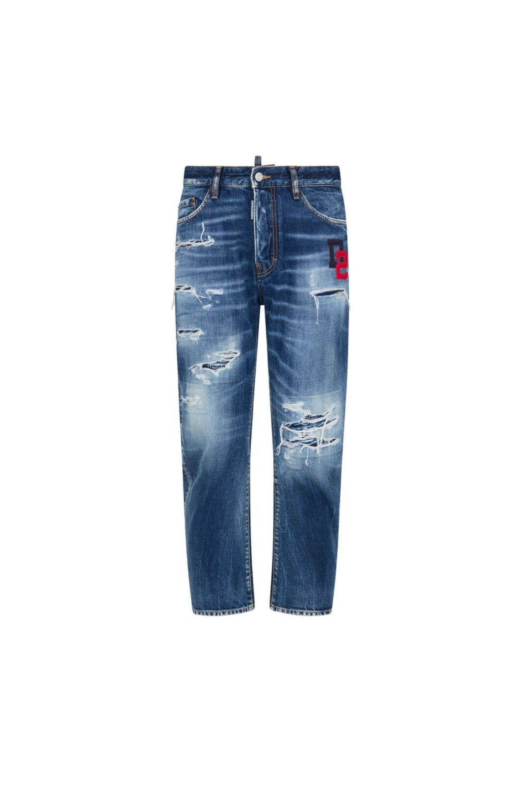 Dsquared2 Jeans con logo in Ricamo vista frontale
