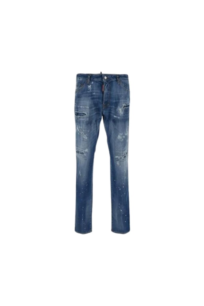 Dsquared2 Jeans Skinny fit elasticizzato Blu Navy vista frontale