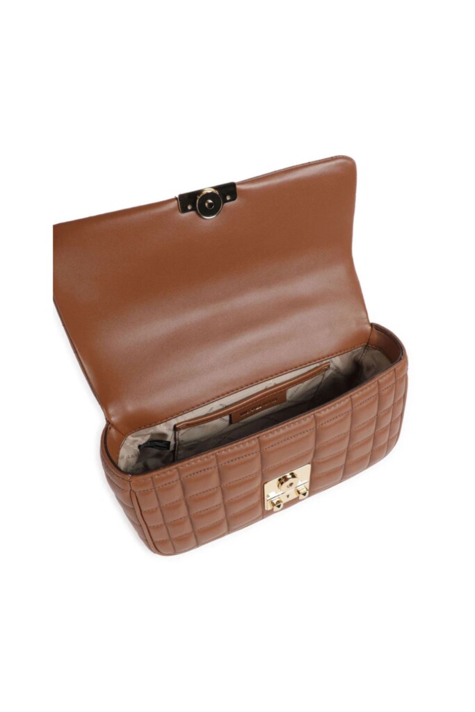 Michael Kors Borsa a tracolla grande Tribeca vista tre quarti