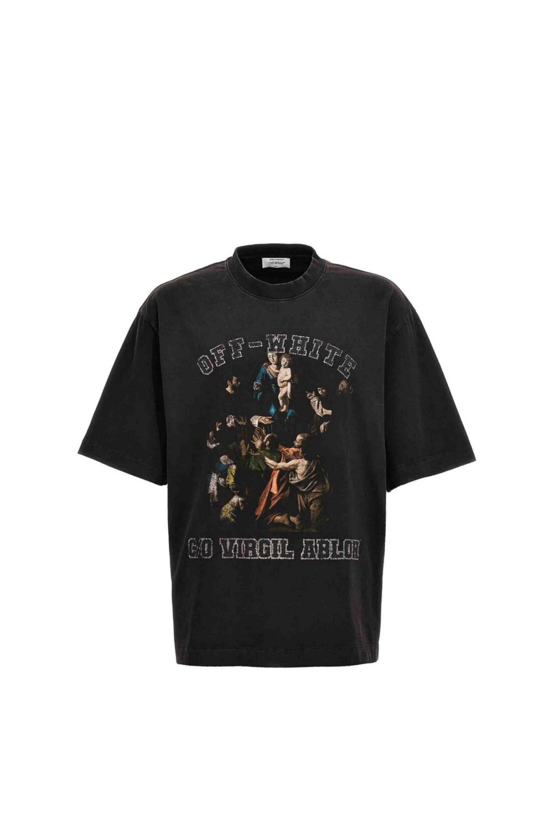 Off White T shirt Mary Skate vista frontale