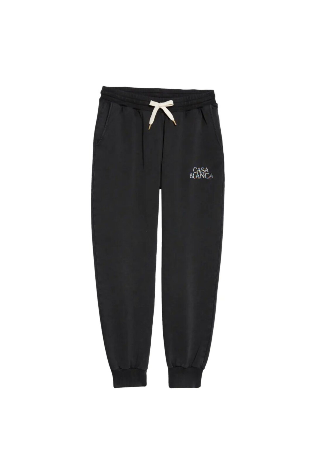 Casablanca Pantaloni della tuta in cotone con Logo ricamato vista frontale