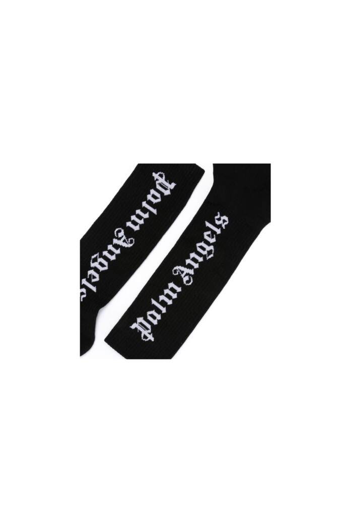 Palm Angels Calzini con logo neri zoom