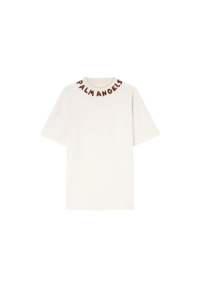 Palm Angels T shirt con Stampa Logo vista frontale