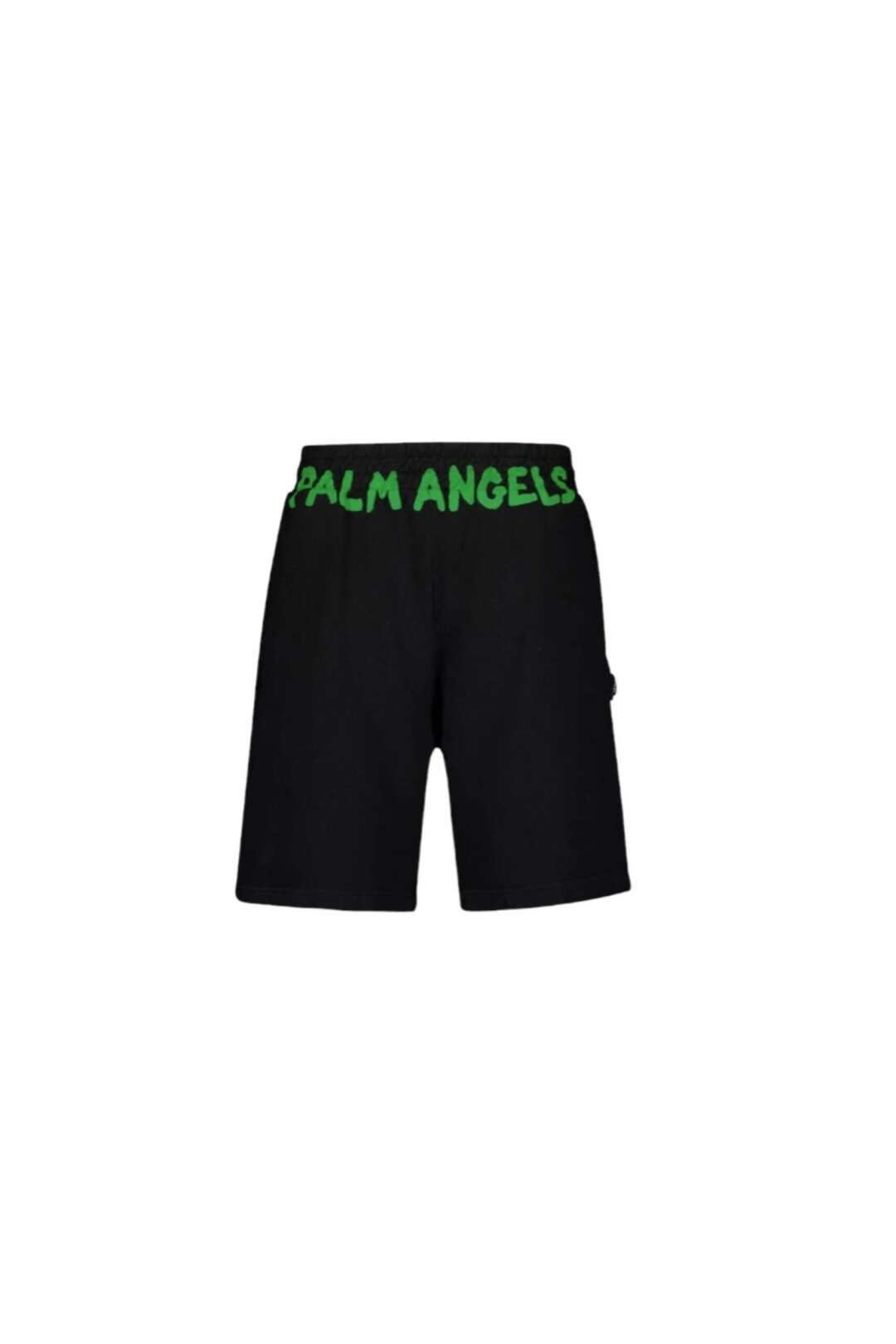 Palm Angels Shorts con Stampa Logo nero vista frontale