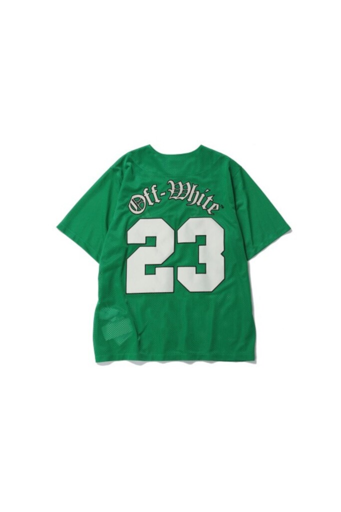 Off White Camicia da Baseball Con Ricamo vista retro