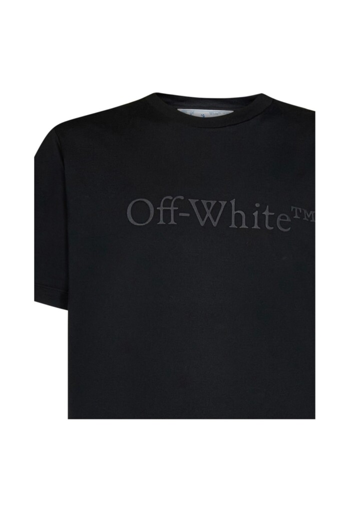 Off White T shirt "Big Bookish" zoom logo