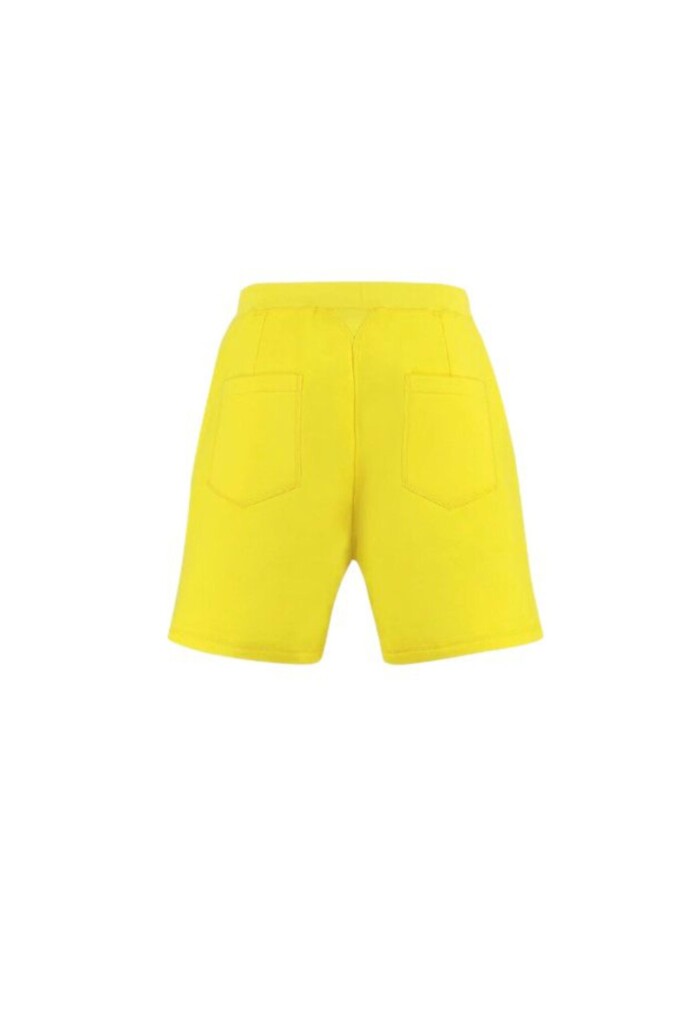 Dsquared2 Shorts con Logo ICON giallo vista retro