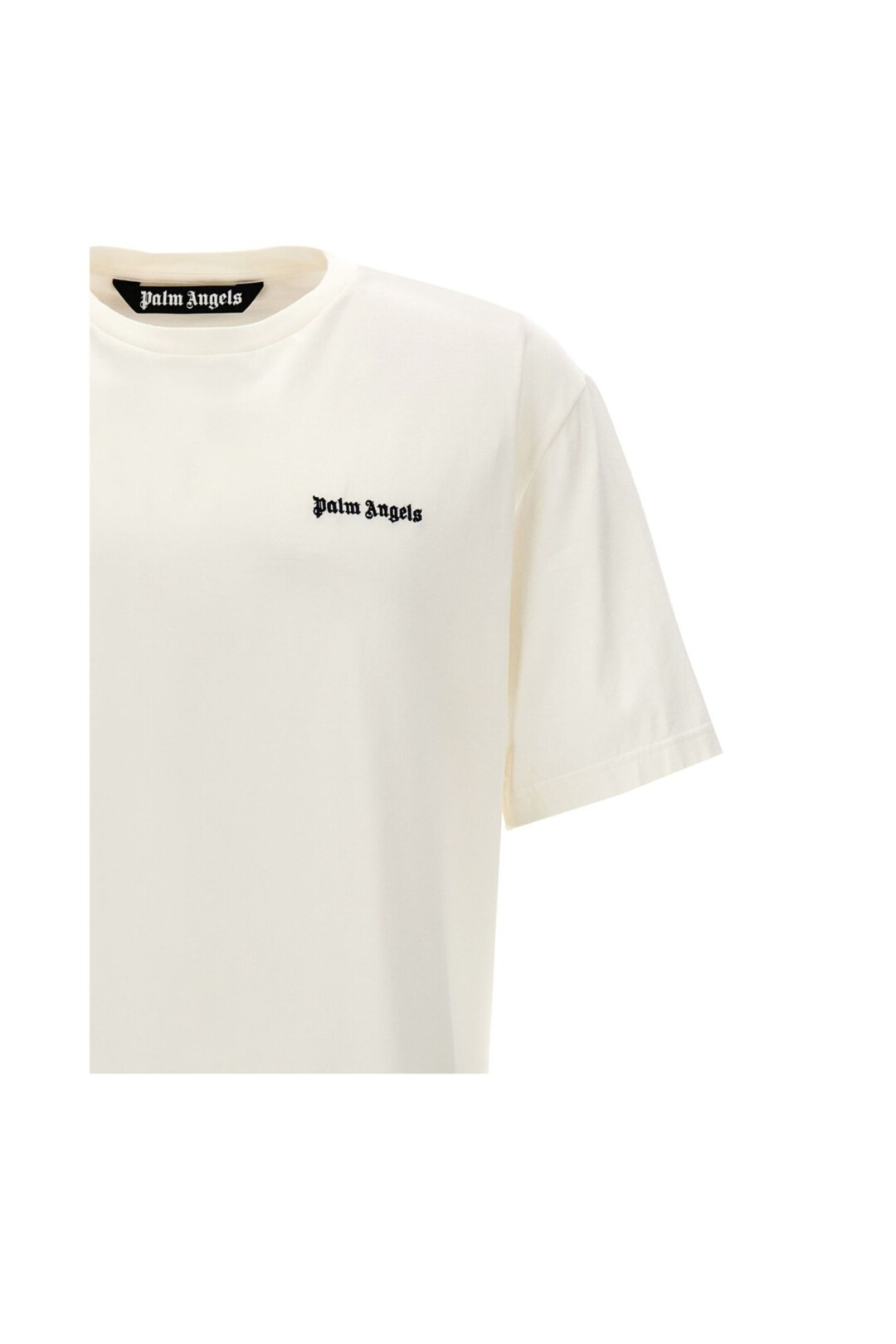 Palm Angels T shirt con Logo in Ricamo