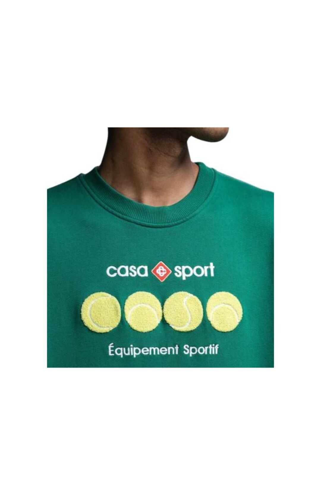 Casablanca Felpa Tennis ball con Ricamo