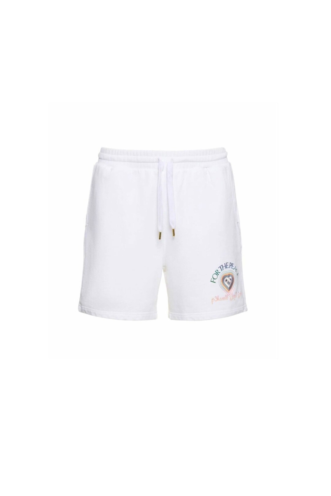 Casablanca Shorts con Patch Logo vista frontale