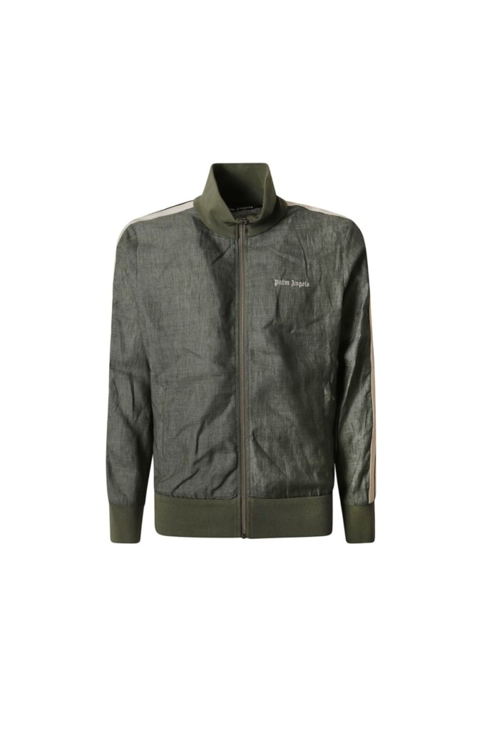 Palm Angels Giacca con Logo verde vista retro