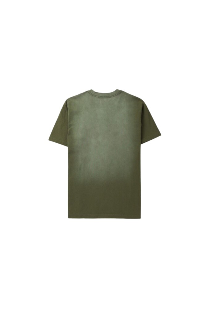 Purple Brand T shirt con Logo in Jersey verde vista retro