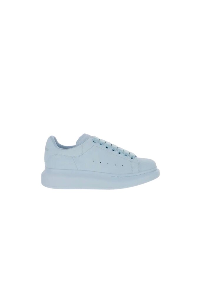 Alexander Mcqueen Sneakers Oversize in Pelle verniciata vista laterale