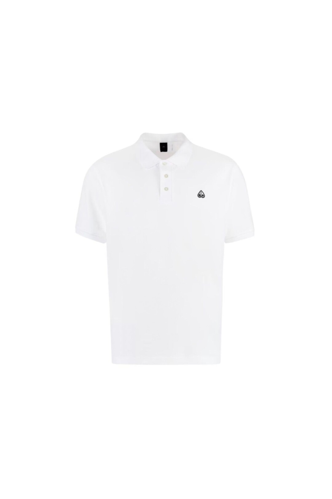Moose Knuckles Polo con Ricamo Logo vista frontale