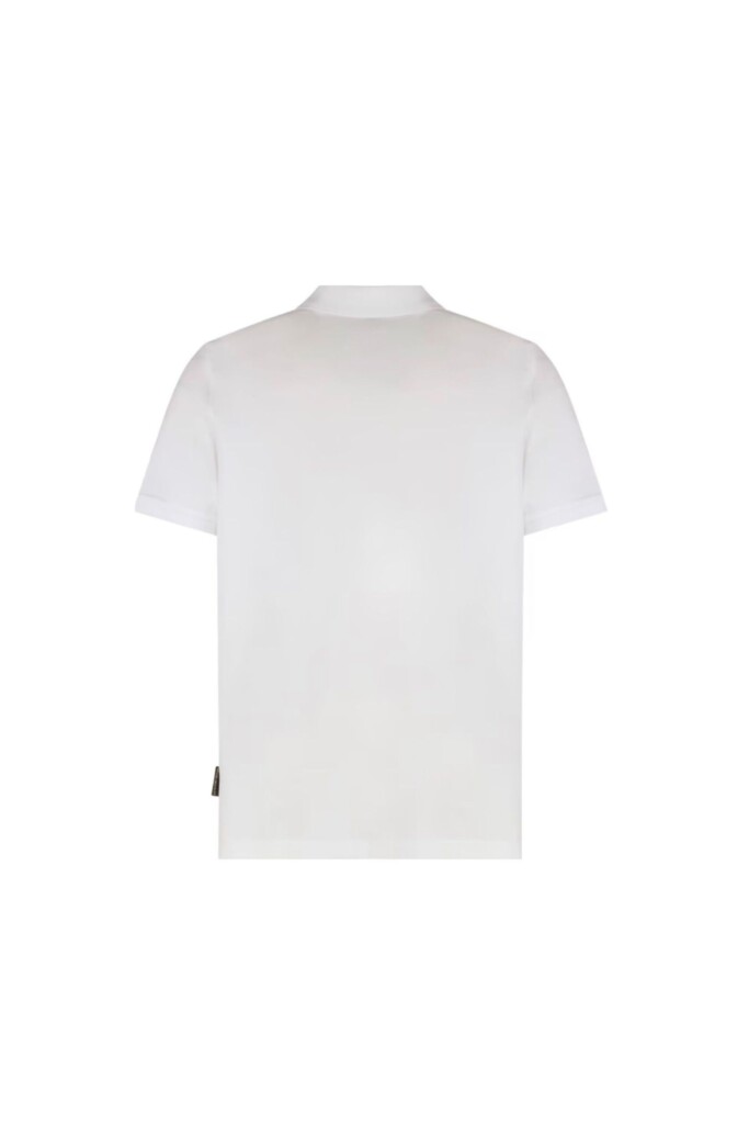 Moose Knuckles Polo con Ricamo Logo vista retro