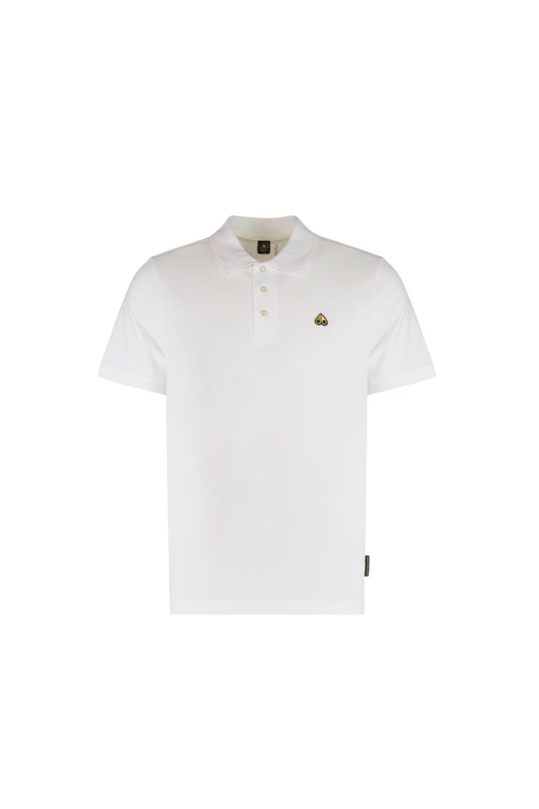 Moose Knuckles Polo con Ricamo oro Logo vista frontale